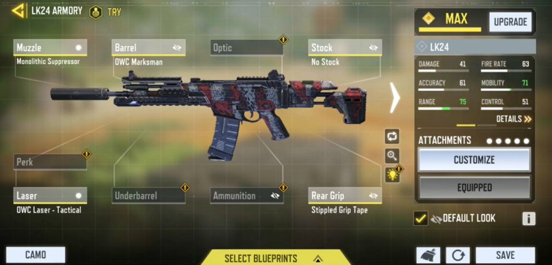 COD Mobile iFerg LK24 Gunsmith Loadout Call of Duty Mobile Stealthy