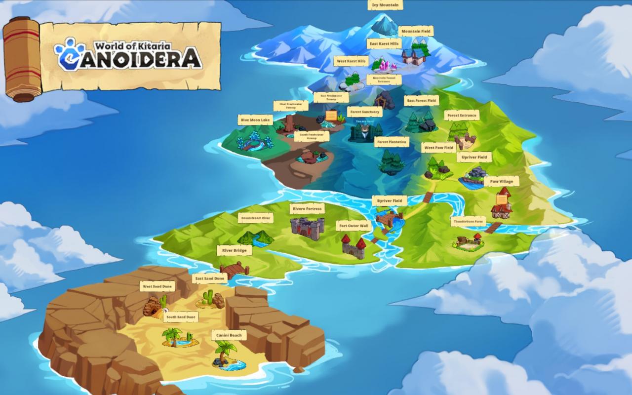 Kitaria Fables Locations for Monsters, Bosses, Chests and More SteamAH