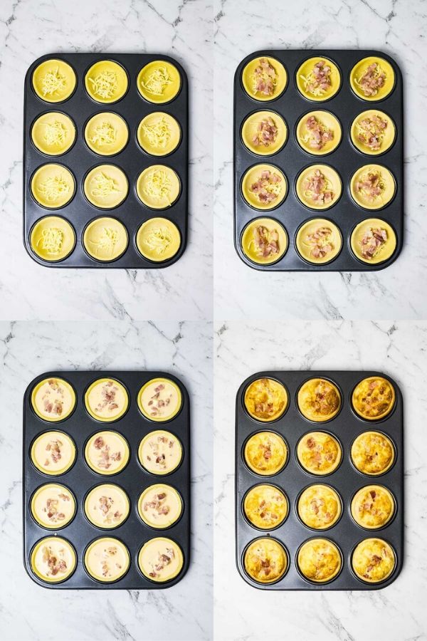 Mini Quiche in a steam oven Steam & Bake