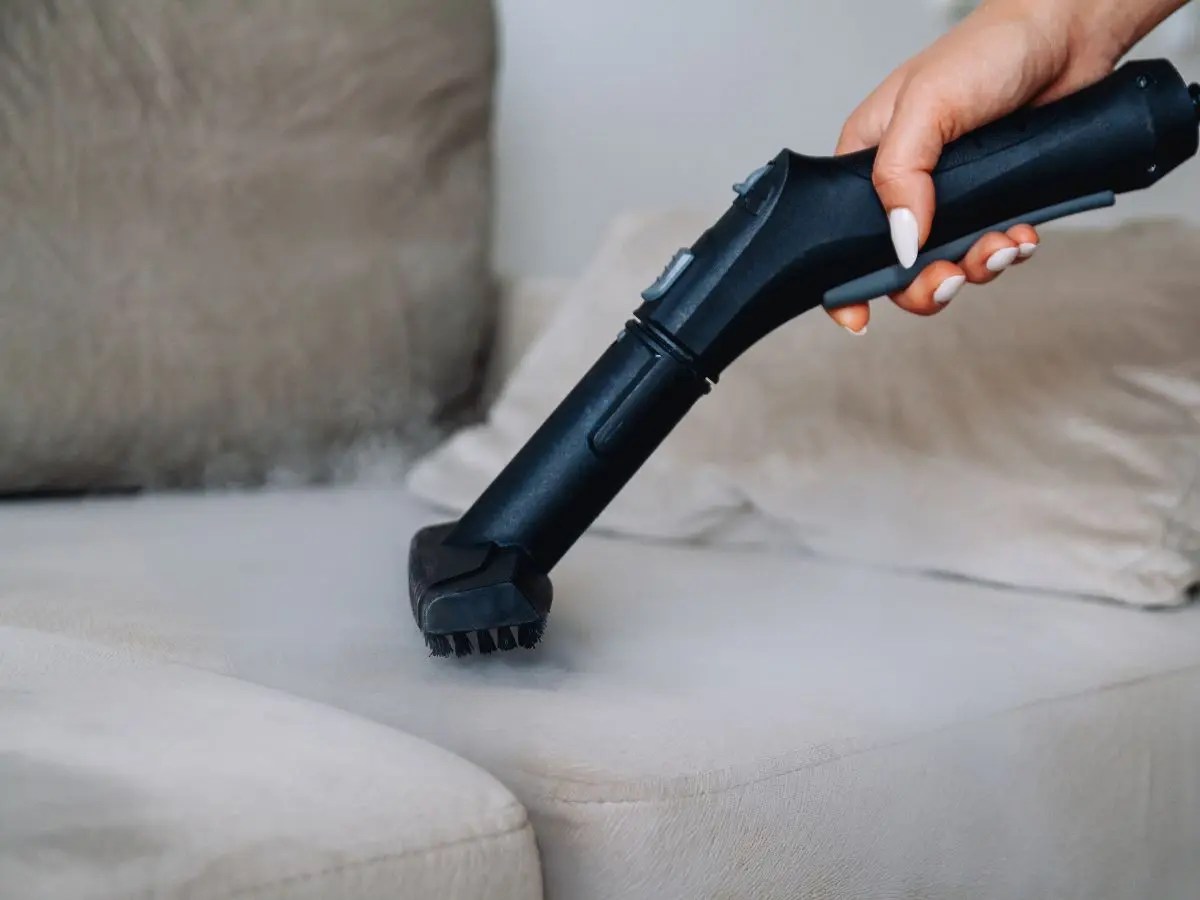 How to Clean a Fabric Couch Steam Clean Team