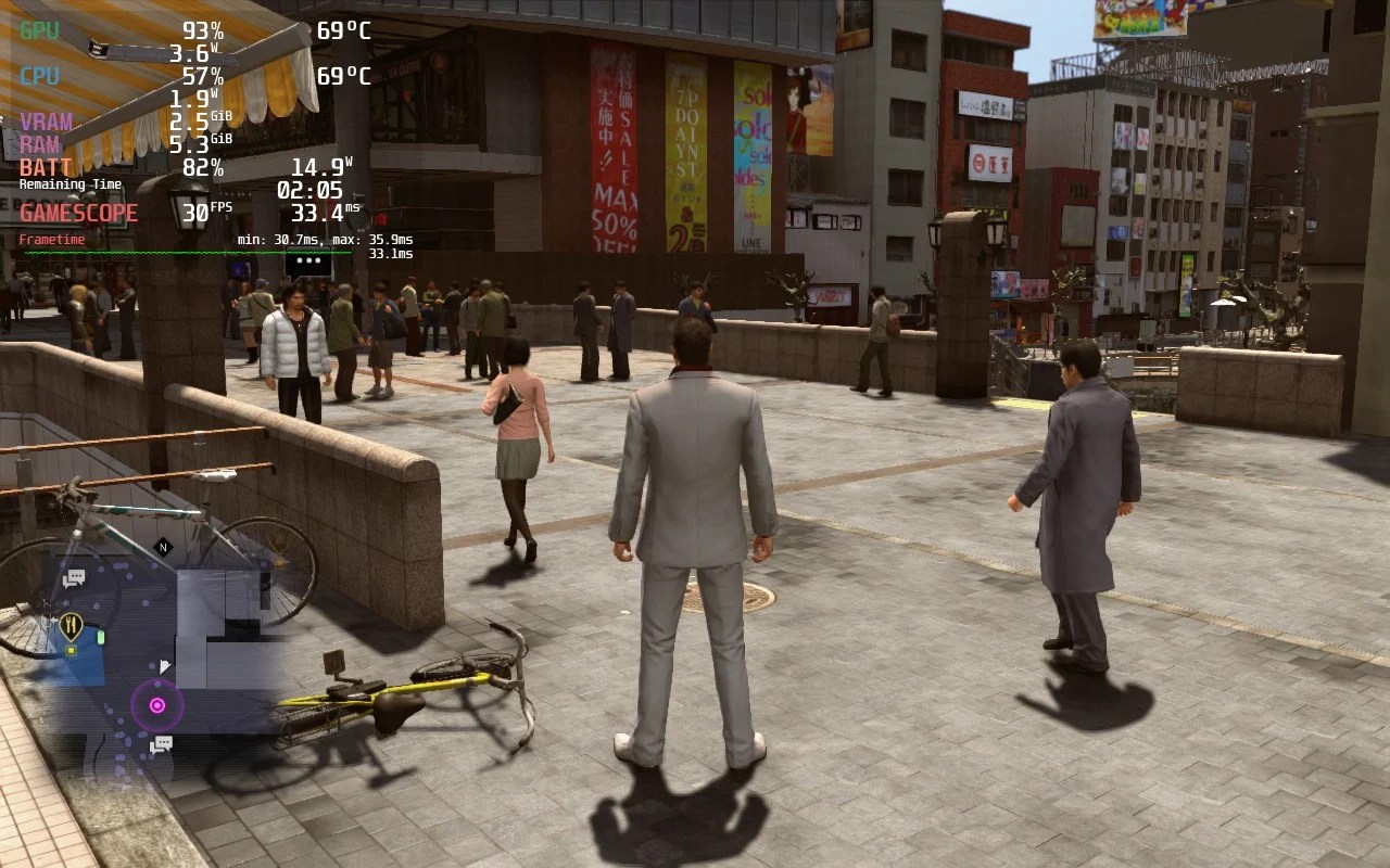 Yakuza Kiwami 2 Steam Deck Review