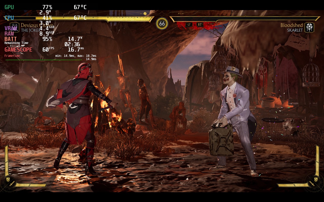 Mortal Kombat 11 Steam Deck Performance/Settings