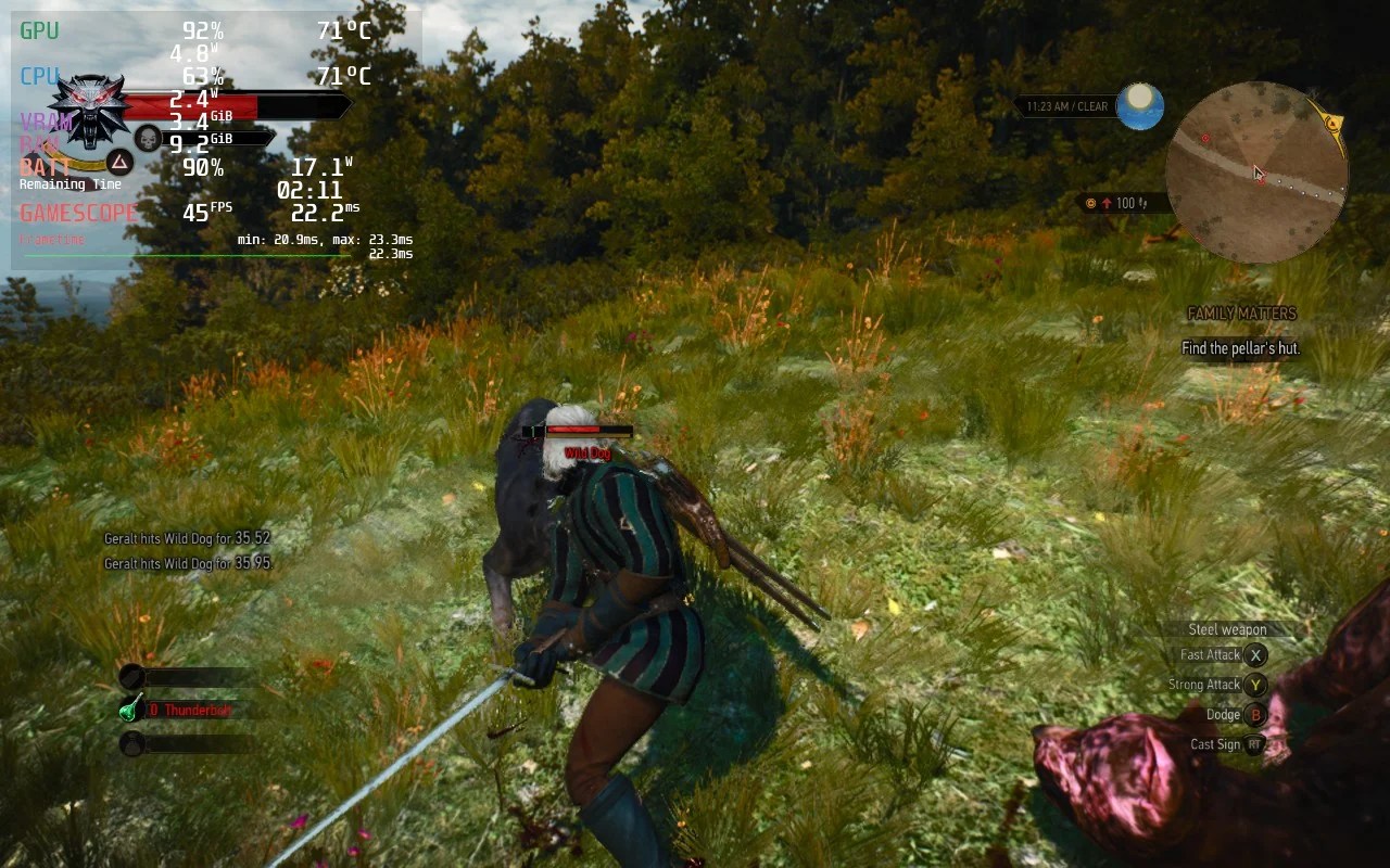 The Witcher 3's 4.03 Update Adds in Steam Deck Preset Steam Deck HQ