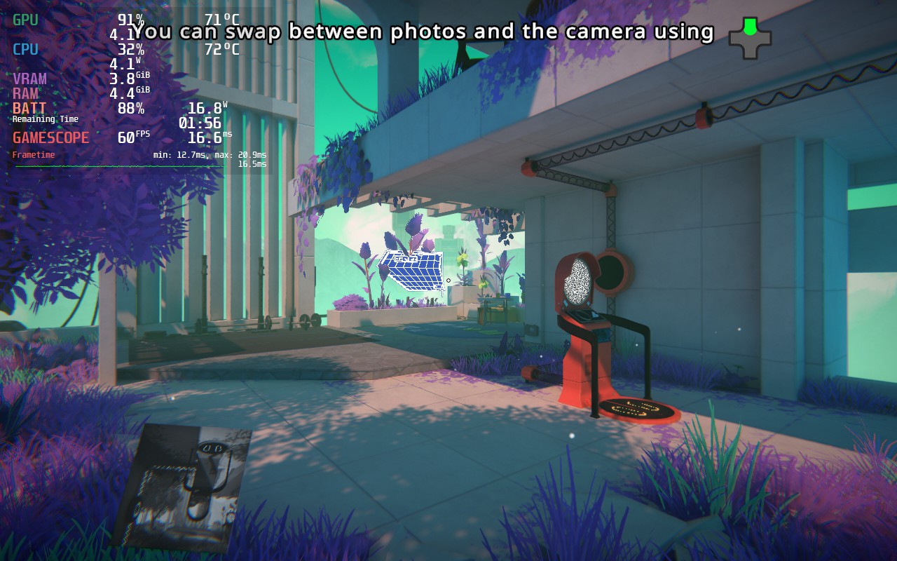 Viewfinder Steam Deck Performance/Settings