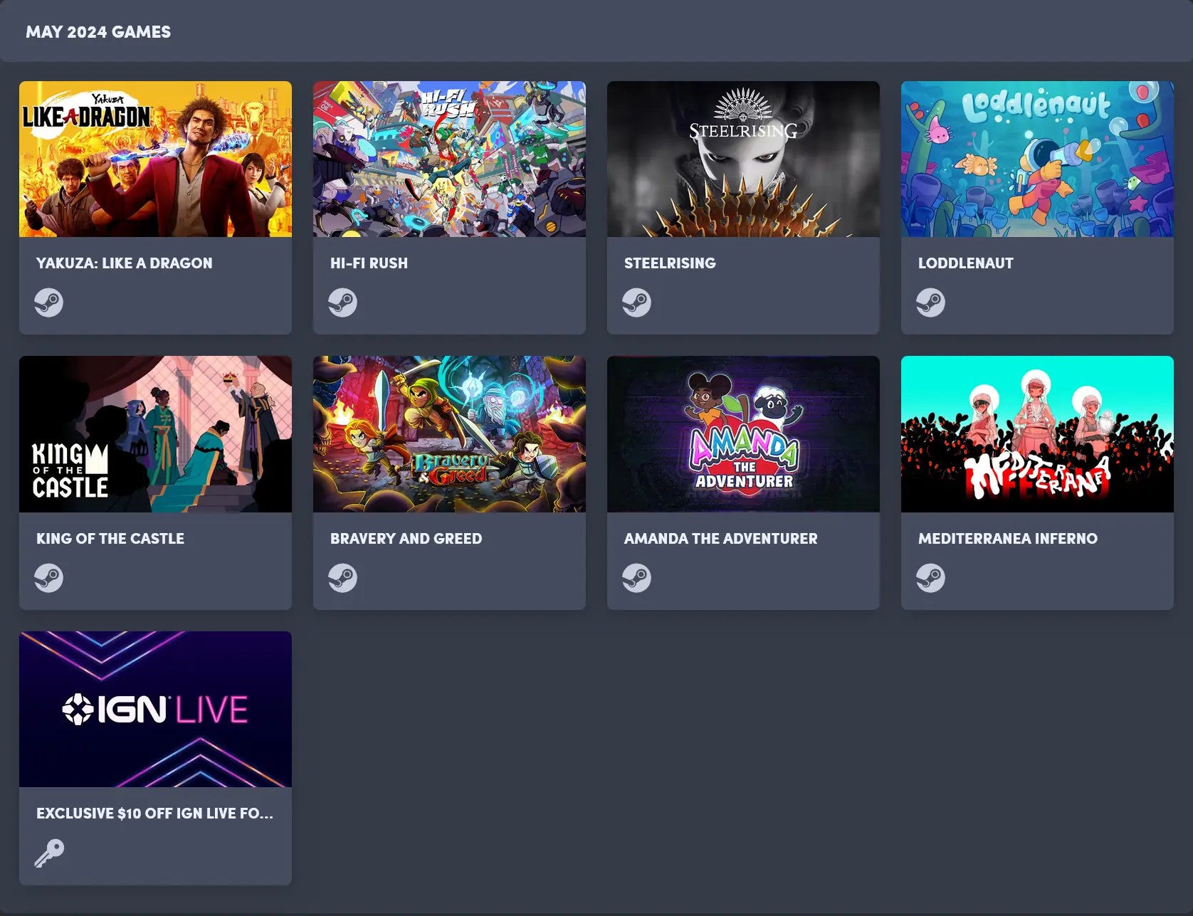 Humble Choice May 2024 Bundle Includes Like a Dragon AND HiFi Rush