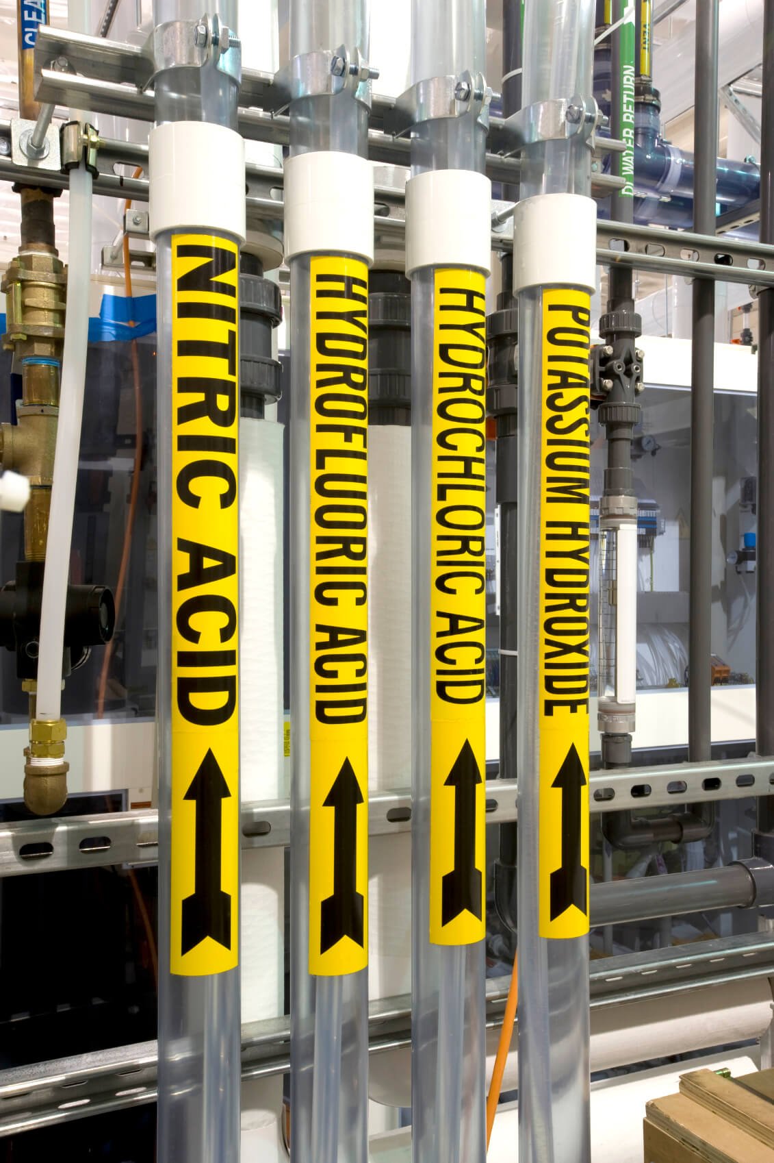Pipe Identification Labels • Steam Engine Stickers