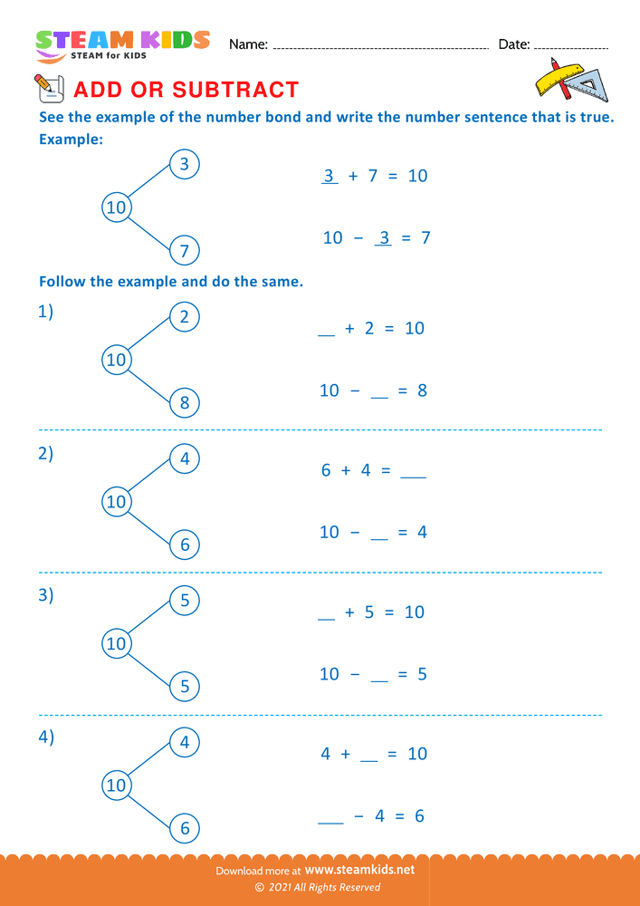 Mixed Math Worksheets For Grade 2 STEAM KIDS
