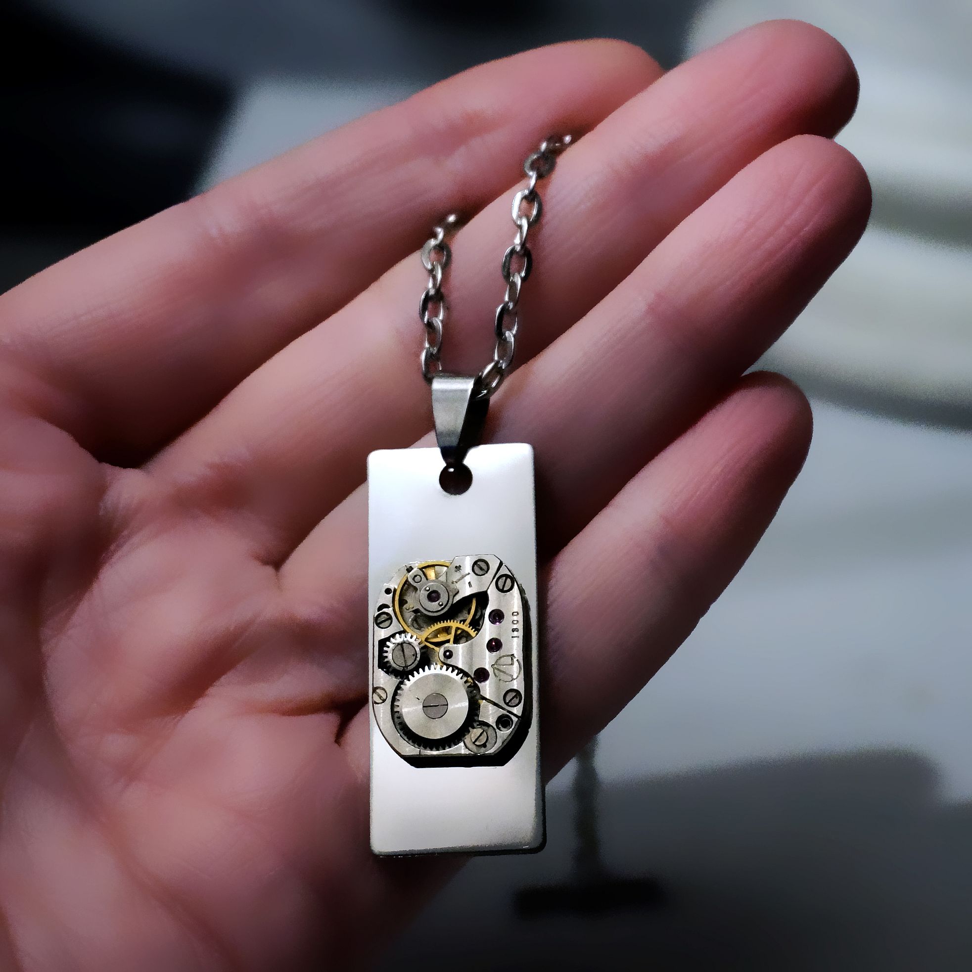 Jewelry mens pendant dominant man necklace Steampunk BDSM