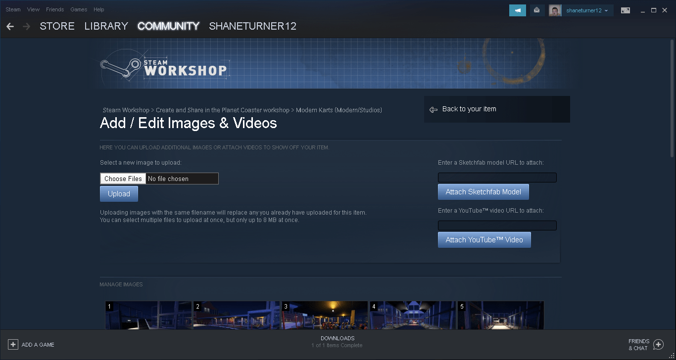 Guide to uploading additional images to your items Steam Solo