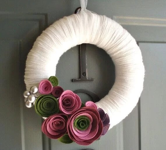 Make Spring Yarn Wreaths Steamy Kitchen Recipes