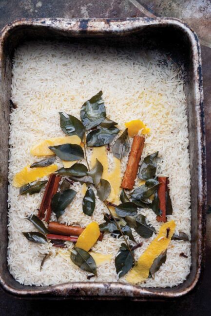 Lemon, Cinnamon and Curry Leaf Basmati Rice Recipe