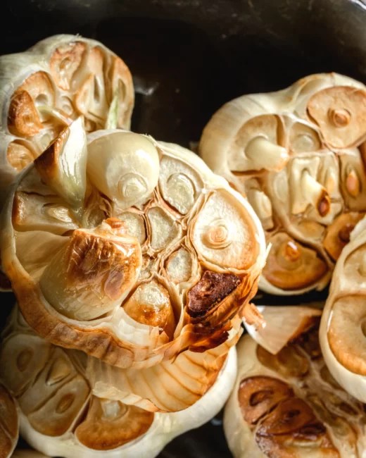 Roasted Garlic in the Microwave • Steamy Kitchen Recipes Giveaways
