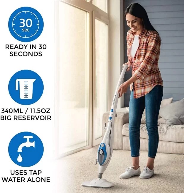 10in1 Steam Mop Cleaner Giveaway • Steamy Kitchen Recipes Giveaways