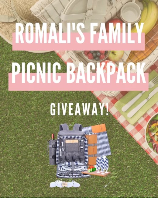 Romali's Family Picnic Backpack for 4 Giveaway • Steamy Kitchen Recipes