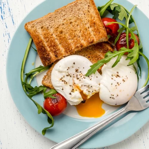 Poached Eggs in the Microwave • Steamy Kitchen Recipes