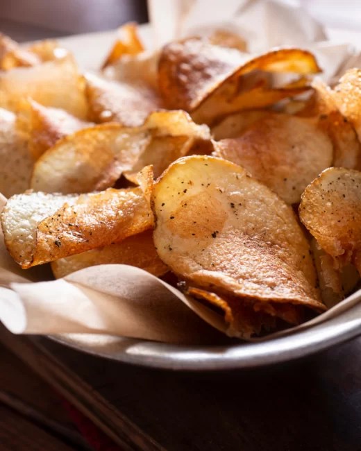Potato Chips in the Microwave • Steamy Kitchen Recipes Giveaways