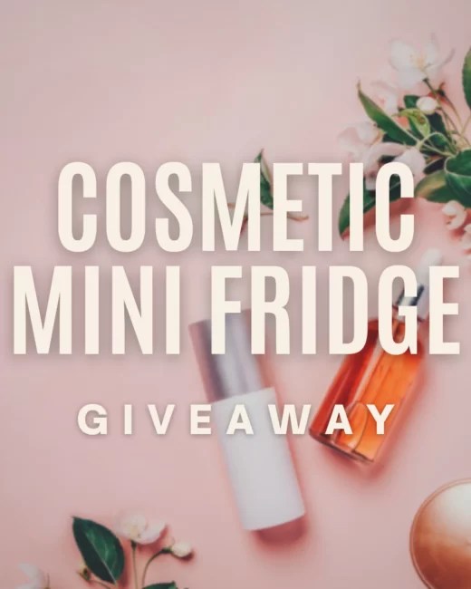 Cosmetic Mini Fridge Giveaway • Steamy Kitchen Recipes Giveaways