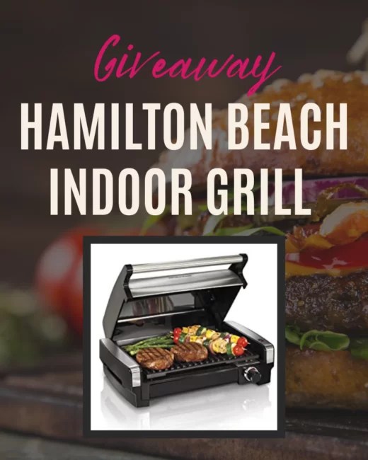 Hamilton Beach Indoor Grill Giveaway • Steamy Kitchen Recipes Giveaways