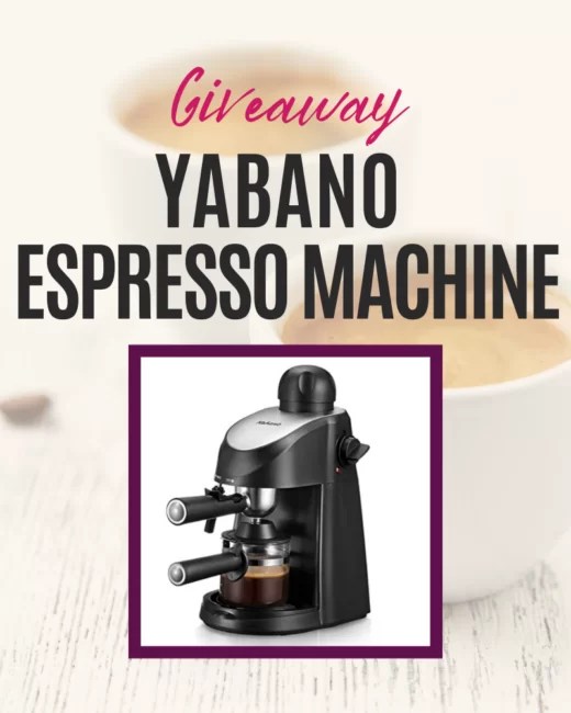 Yabano Espresso Machine Giveaway • Steamy Kitchen Recipes Giveaways