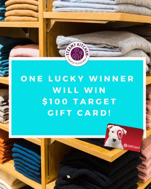 100 Target Gift Card Giveaway • Steamy Kitchen Recipes Giveaways