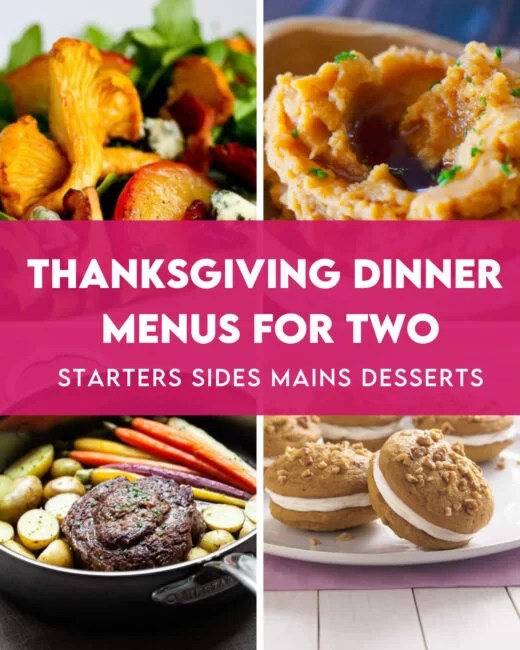 Thanksgiving Dinner Menu for Two • Steamy Kitchen Recipes Giveaways