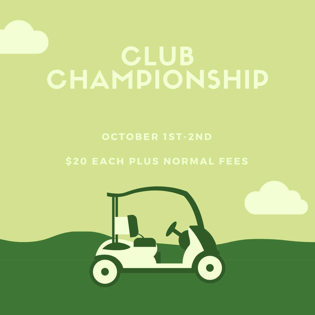 Club Championship Stearns Heritage Golf Course