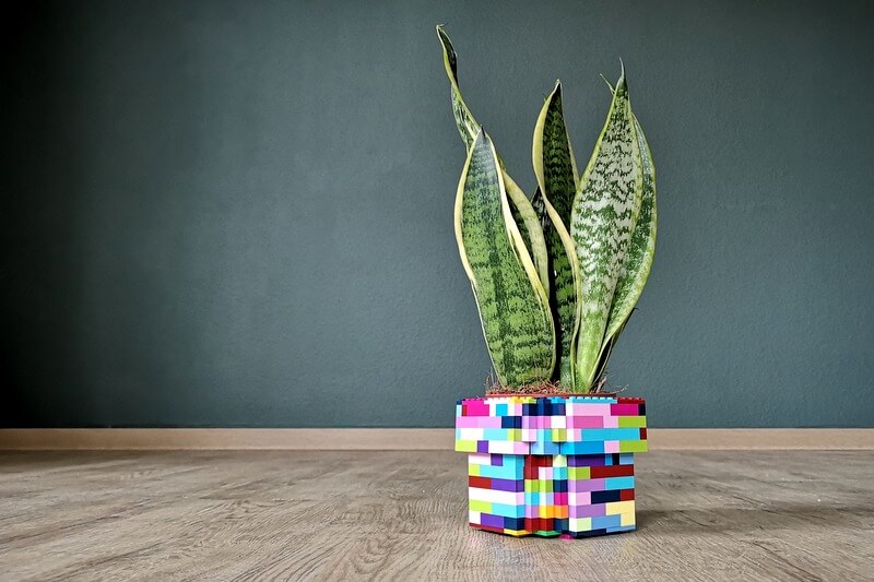 LEGOBlumentopf einfache Bauanleitung als Free Download