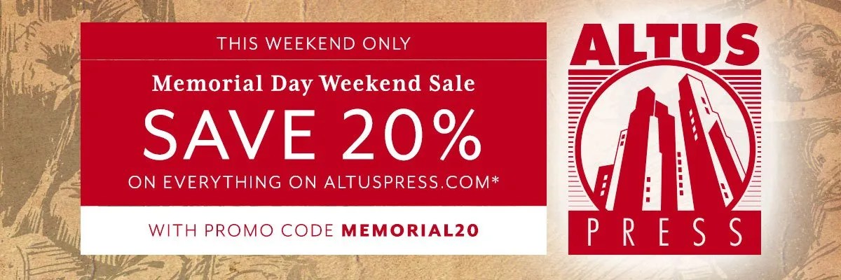 The Altus Press Memorial Day Weekend Sale Is On Steeger Books