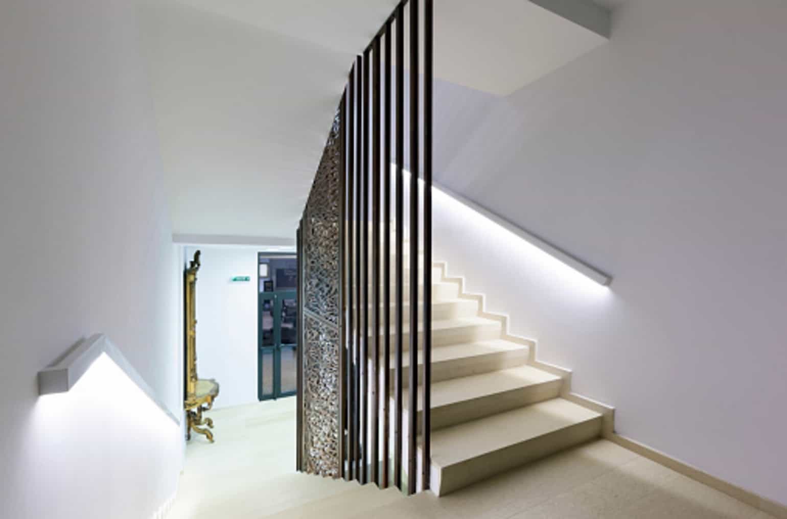 LED Illuminated handrails in High Buckinghamshire, UK