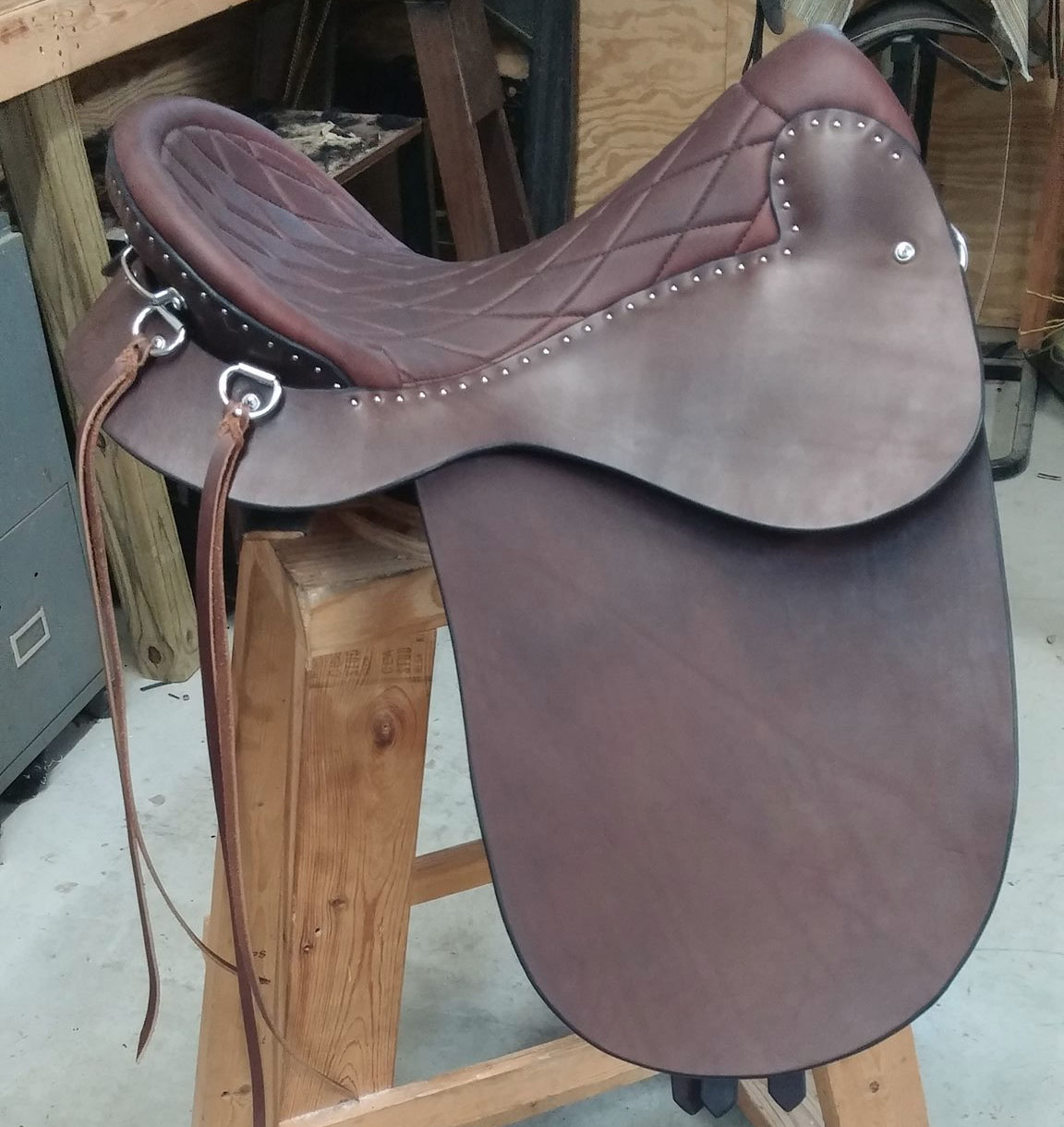 Old Style Steele Going to Ft Townsend, WA Trail Saddles by Steele