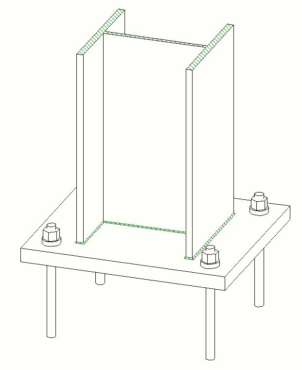 Steel Column Base Plate Connection Principles