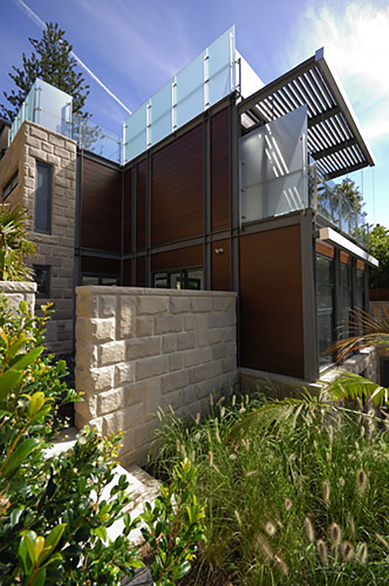 Architecturally Featured Exposed Steel Beam House Residential Newport