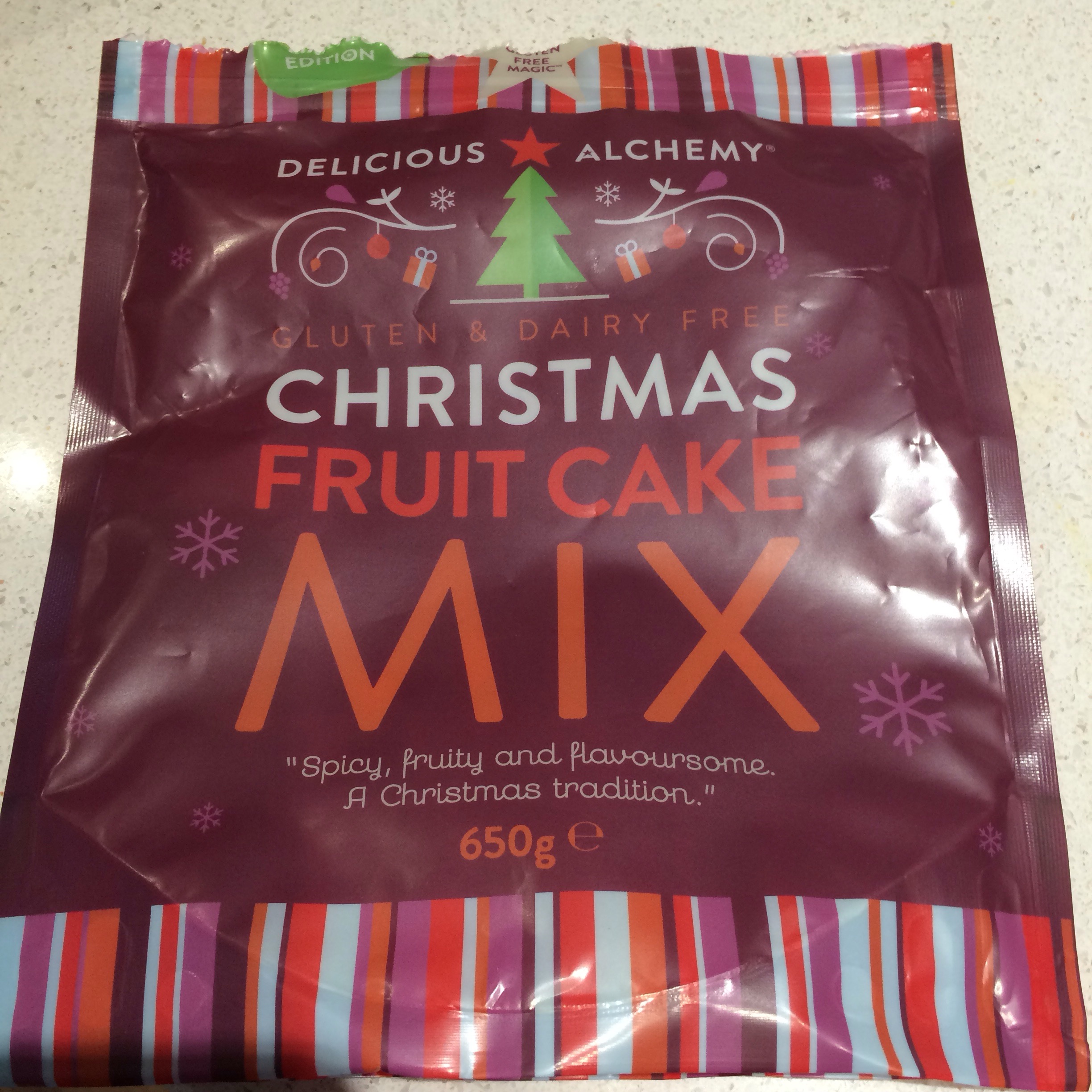 Product review Delicious Alchemy Christmas fruit cake mix Steeliac