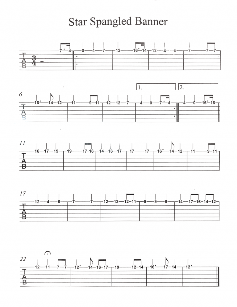 The Star Spangled Banner (easy electric version) Steel Lemon