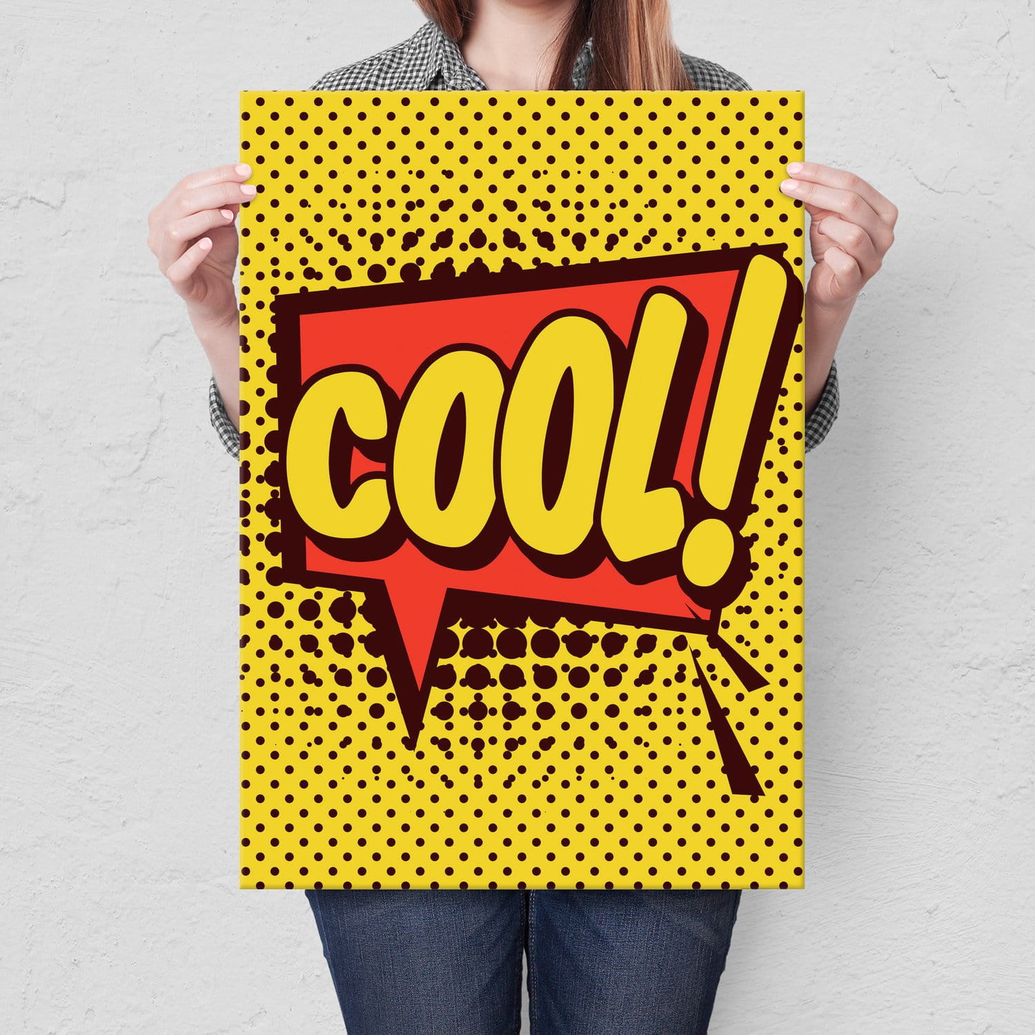 Metal poster Komiksowe Cool! SteelPoster