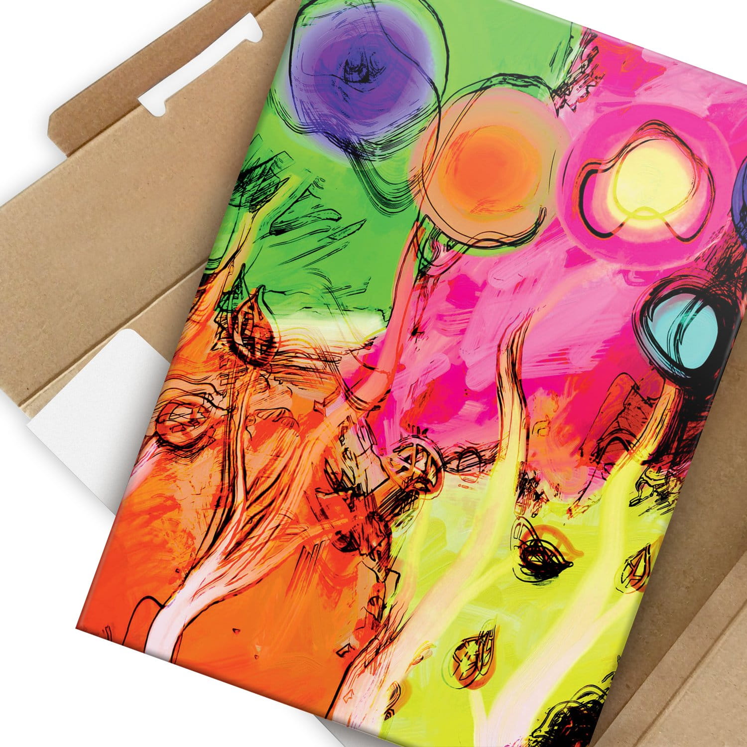 Metal poster Kolorowe drzewa SteelPoster