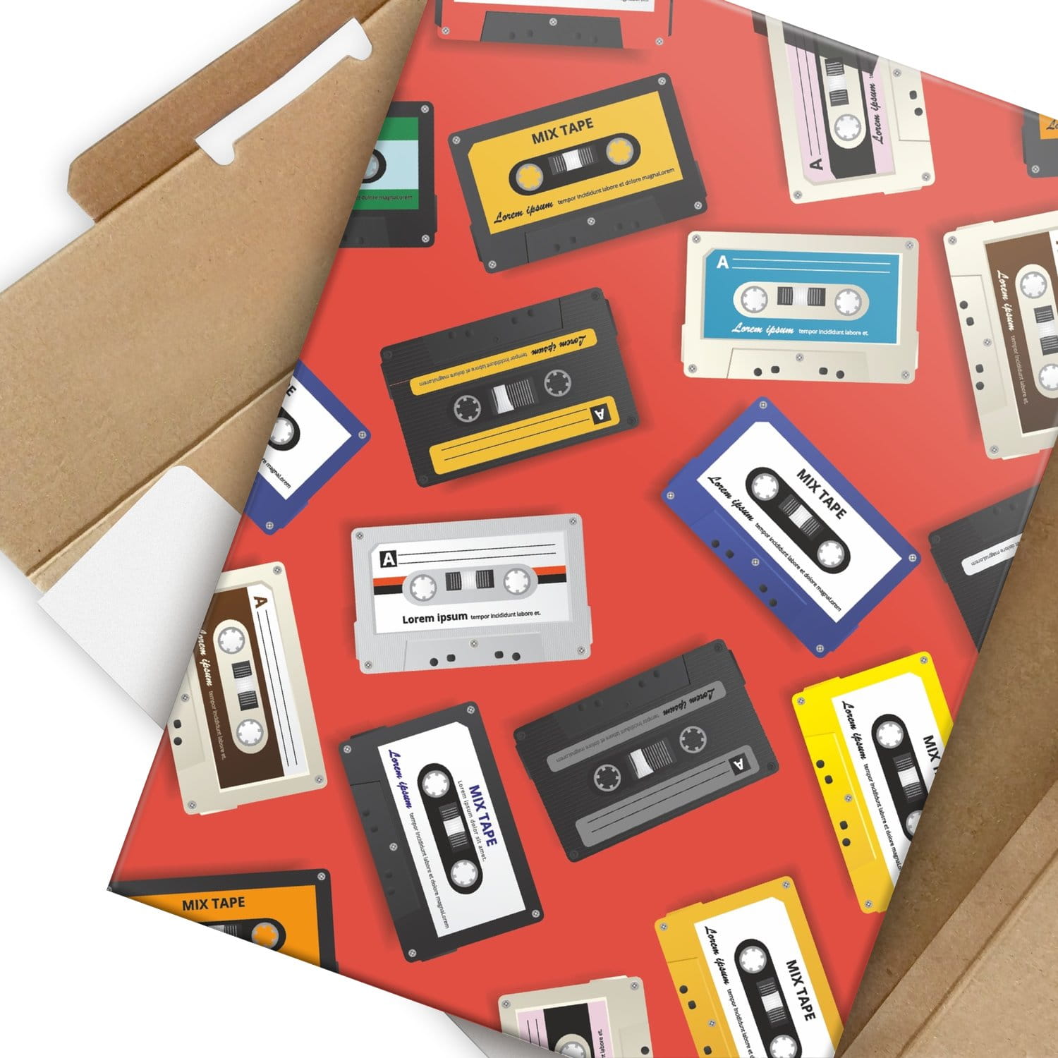 Metal poster Kasety retro SteelPoster