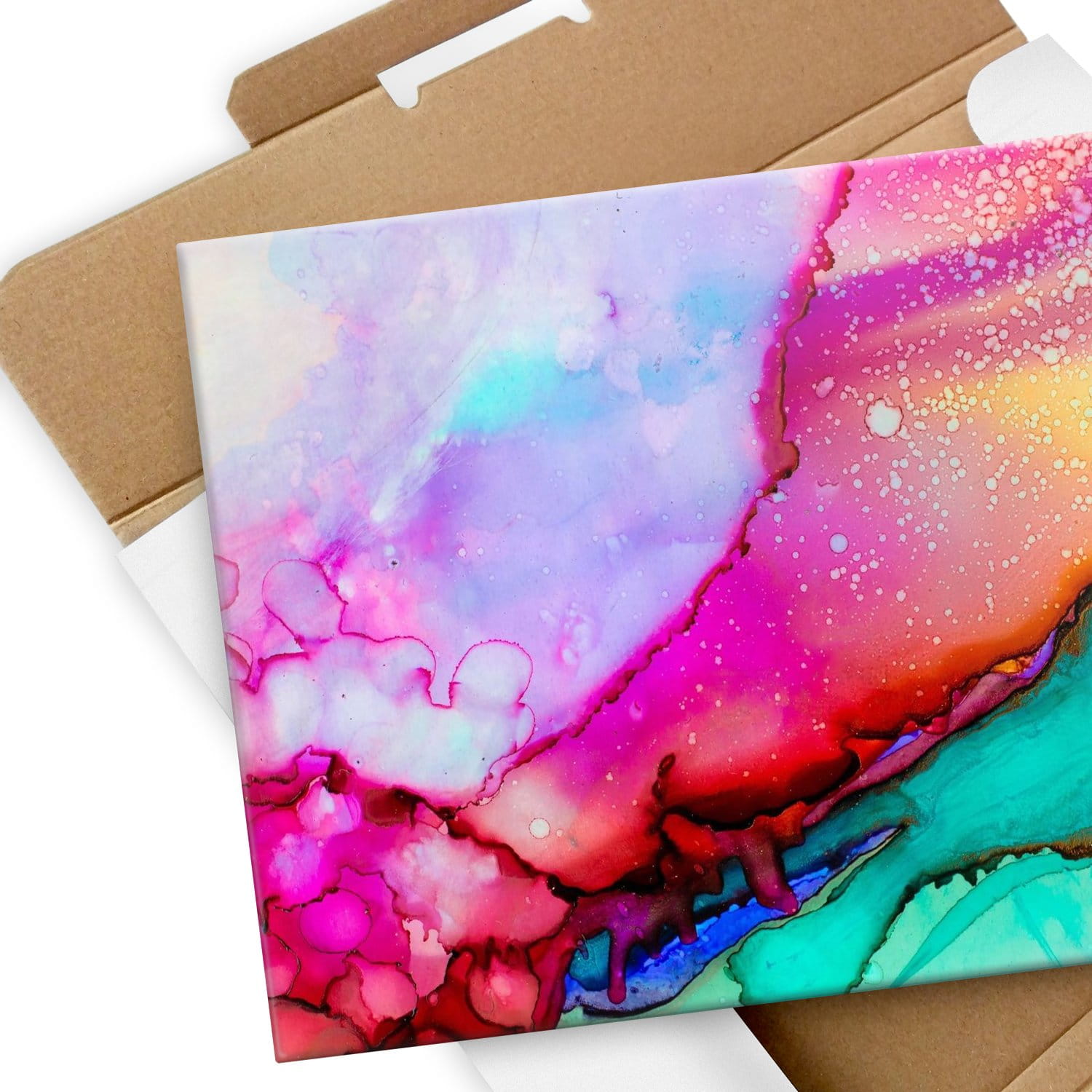 Metal poster Colourful abstract SteelPoster