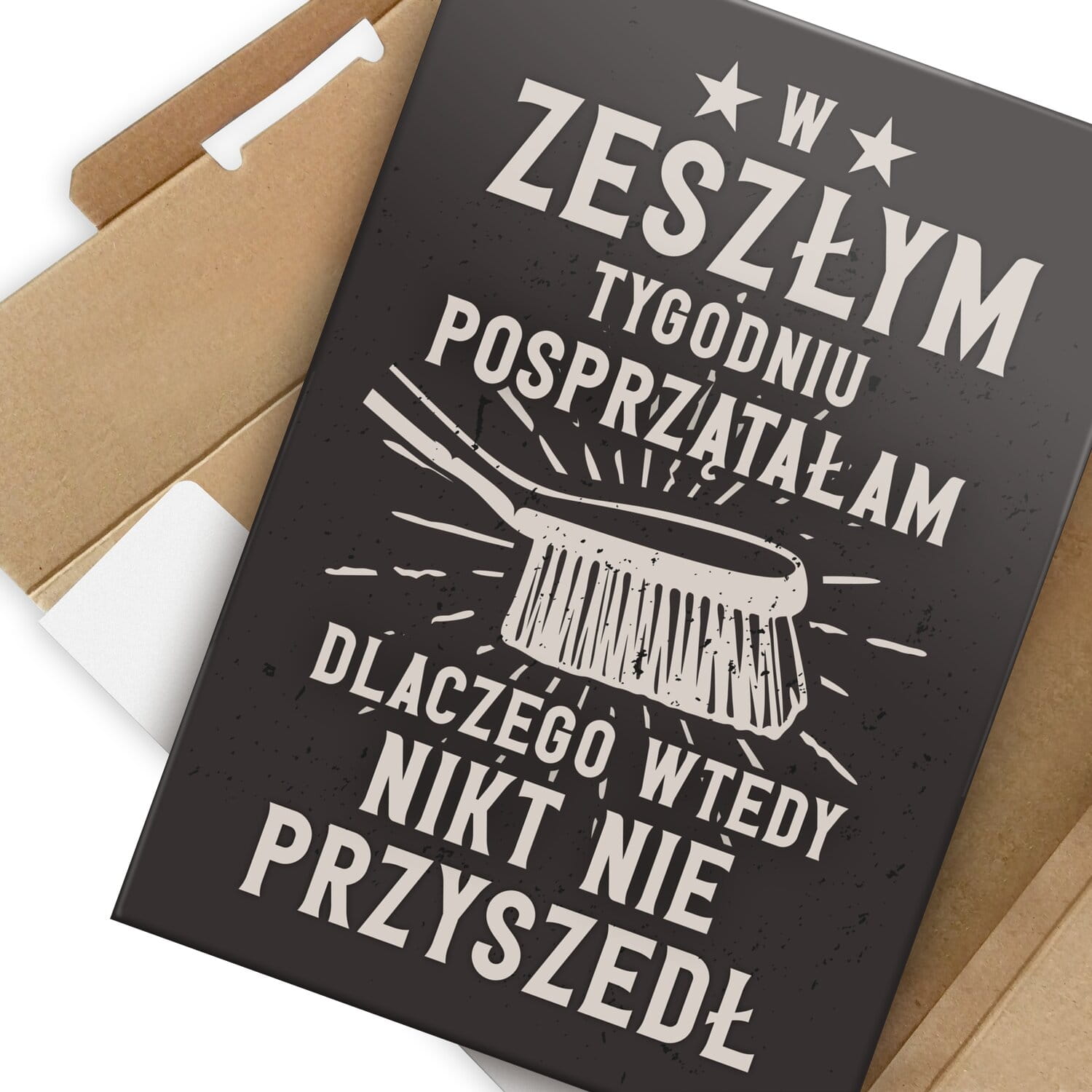 Metal poster Posprzątałam SteelPoster