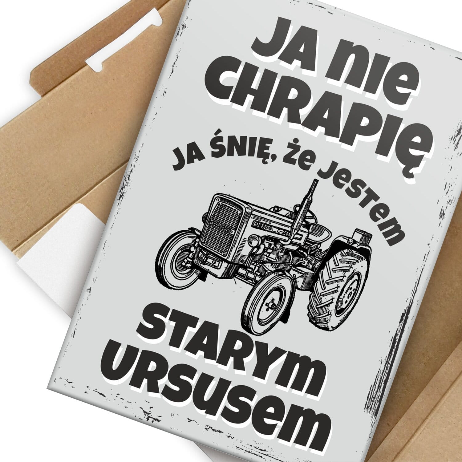 Metal poster stary ursus SteelPoster