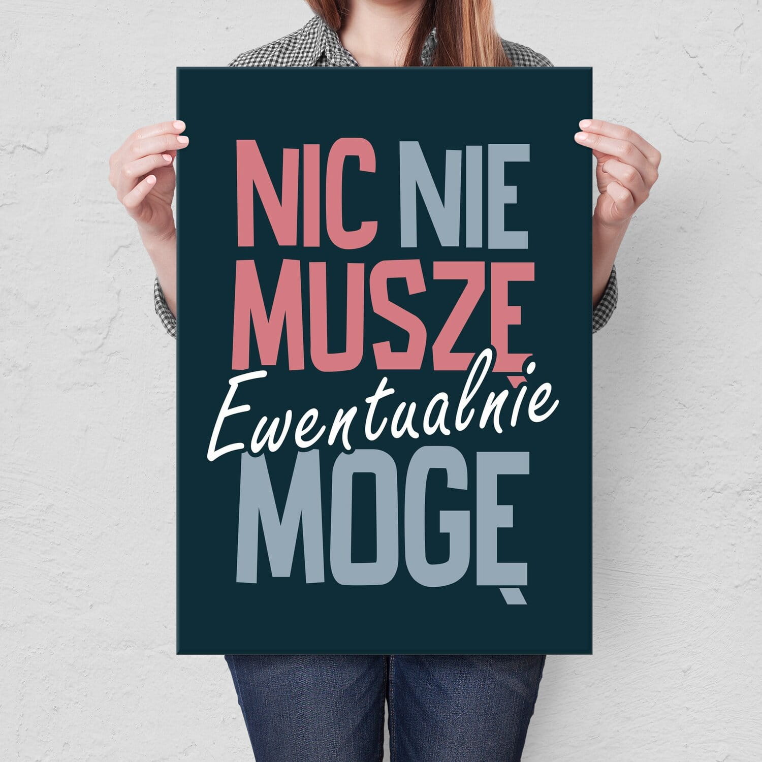 Metal poster ewentuanie mogę SteelPoster