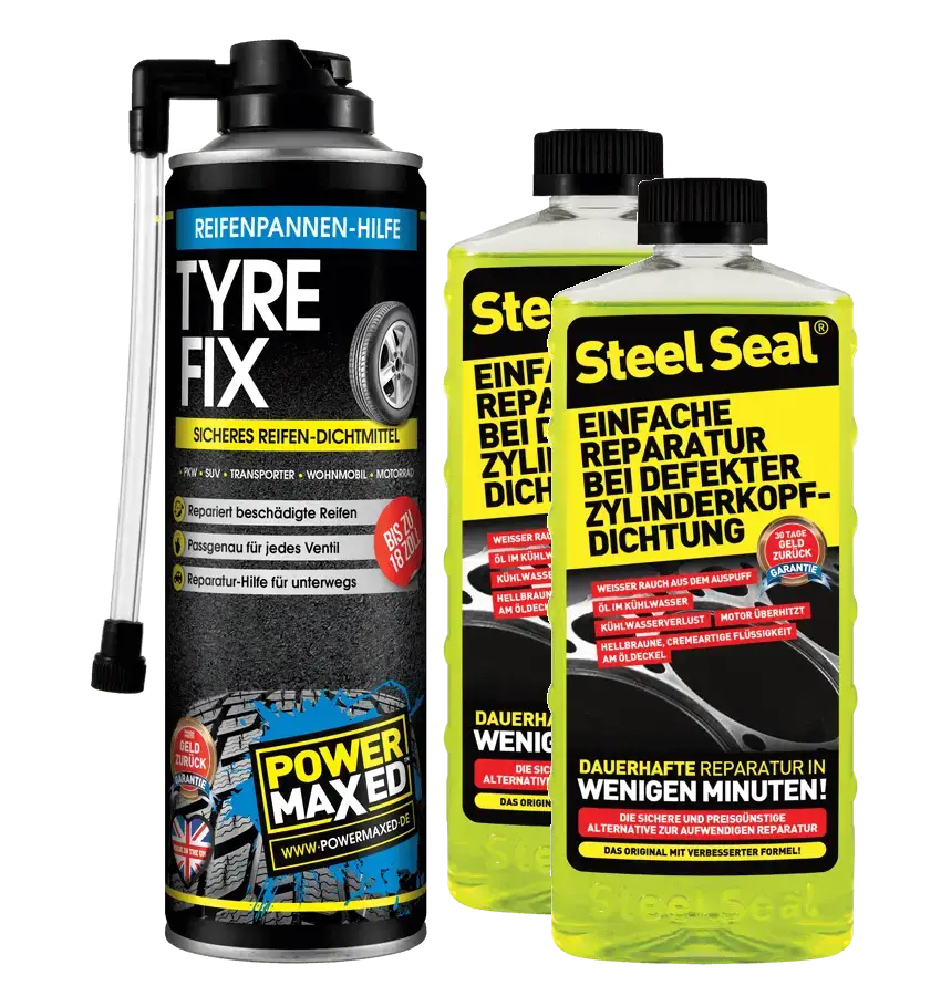 Pannenset Aktion 2 Steel Seal + 1 TyreFix Gratis