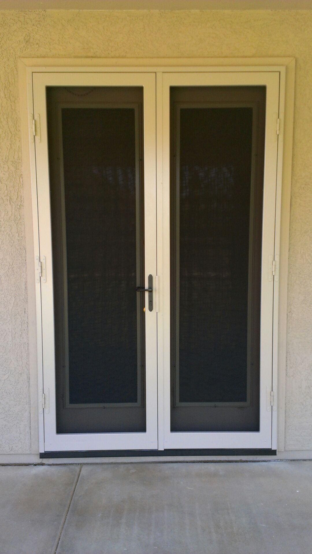 Fiberglass Security Screen Doors Exterior Sunnyclan