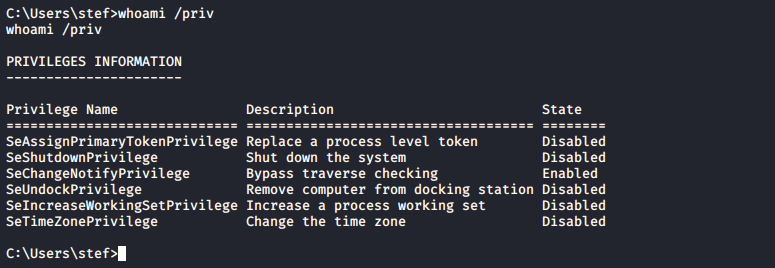 Windows Privilege Escalation Token Impersonation StefLan's Security