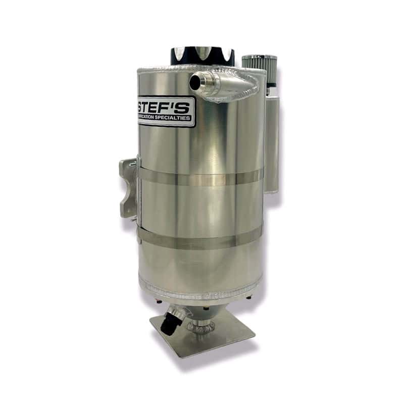3 Gallon, 9" OD Dry Sump Tank 2 Piece w/Pro Series Integral Breather Tank 4120PRO Stef's
