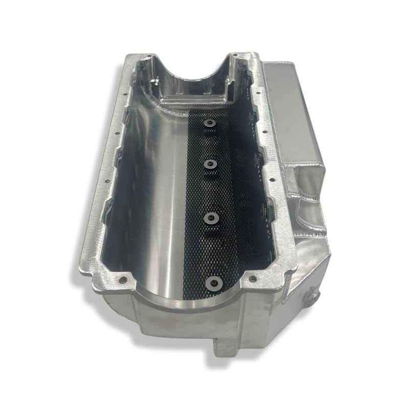 SBC Rocket, Dart Iron Eagle and Brodix Spread Pan Rail Blocks, 8" Deep