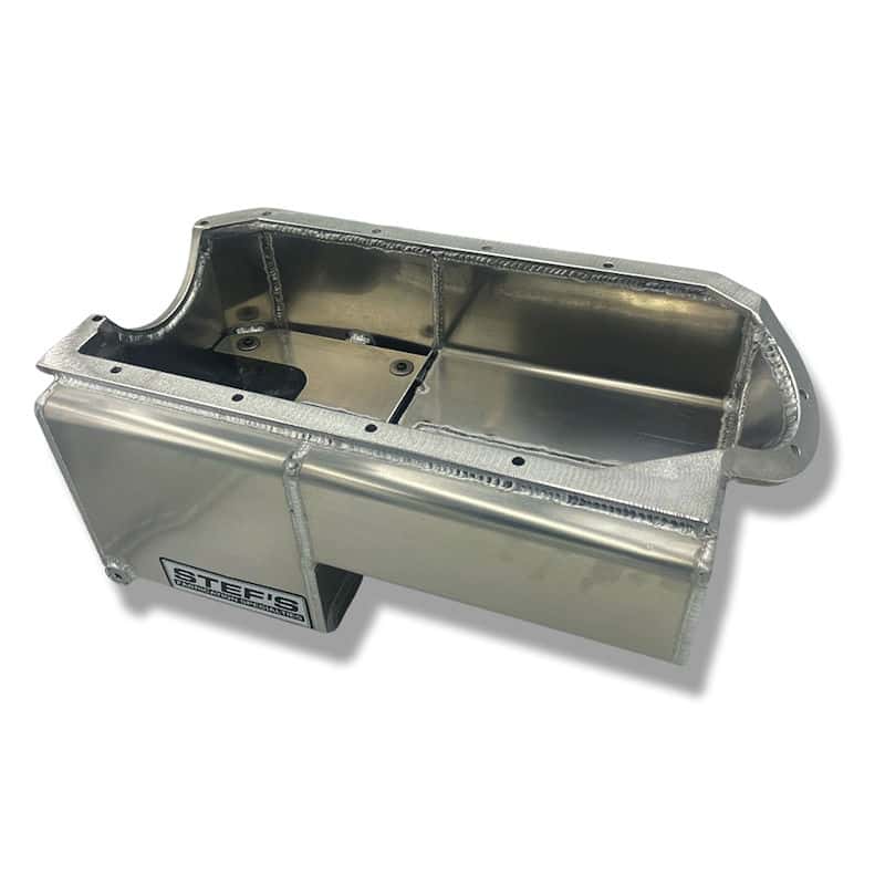 Pontiac 389455 8" Deep, 6 qt, Drag Race Aluminum Oil Pan 1240 Stef's