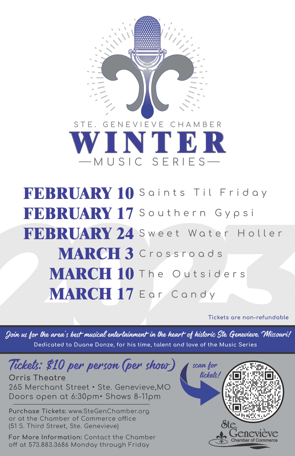 Winter Music Series Ste. Genevieve Chamber of Commerce