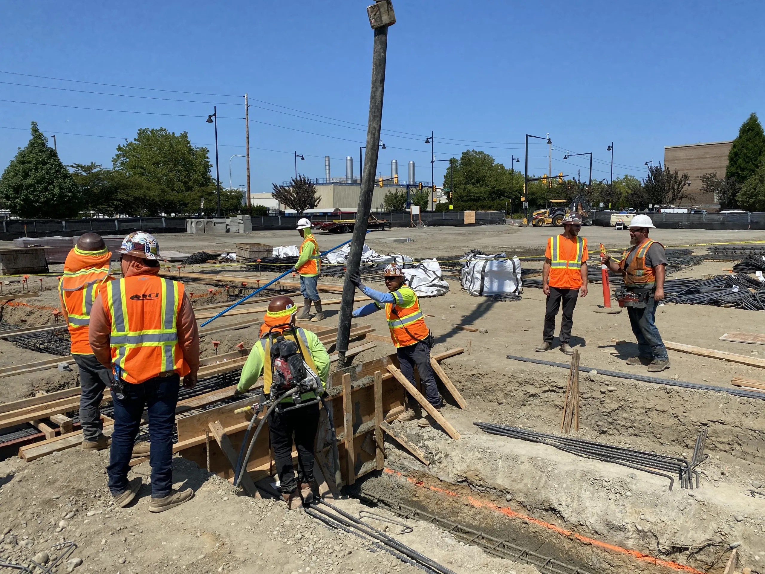 Concrete Project Top Golf Complex Renton Washington