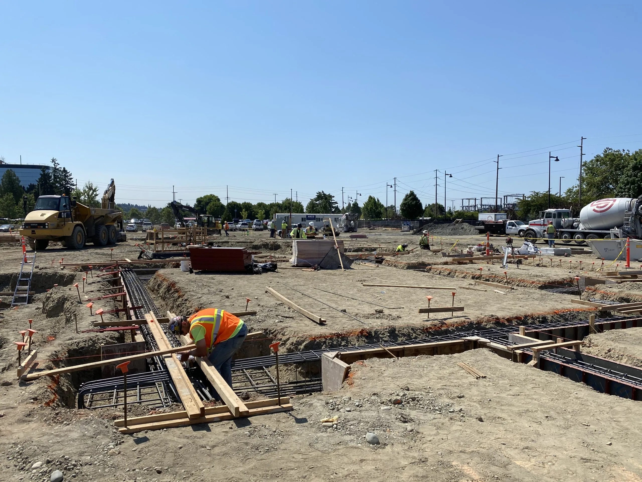 Concrete Project Top Golf Complex Renton Washington